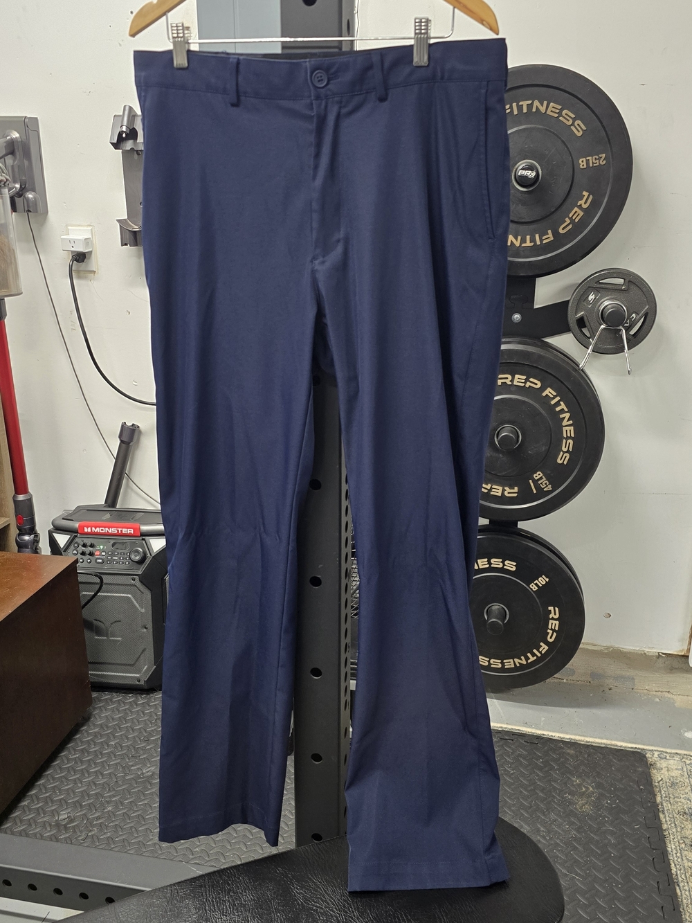 Roundtree & Yorke Men's Navy Dress Pants